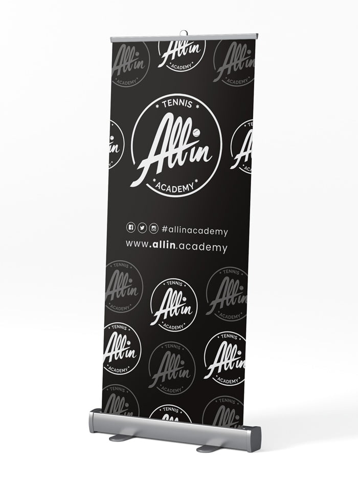 ALLIN rollup mockup