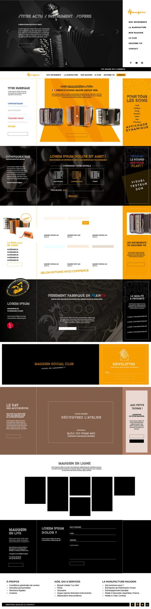 MAUGEIN HOME Webdesign