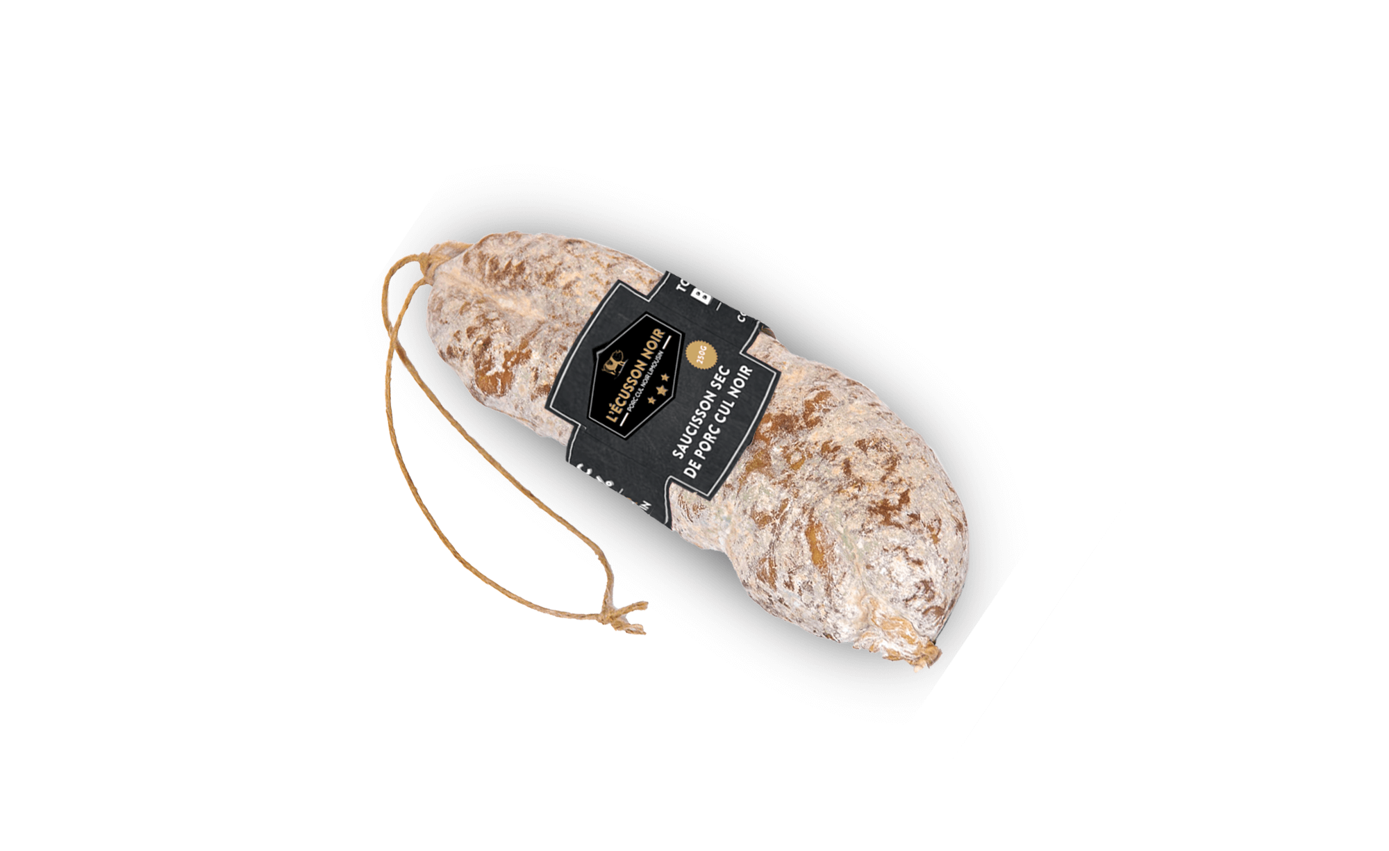 ecusson noir saucisson
